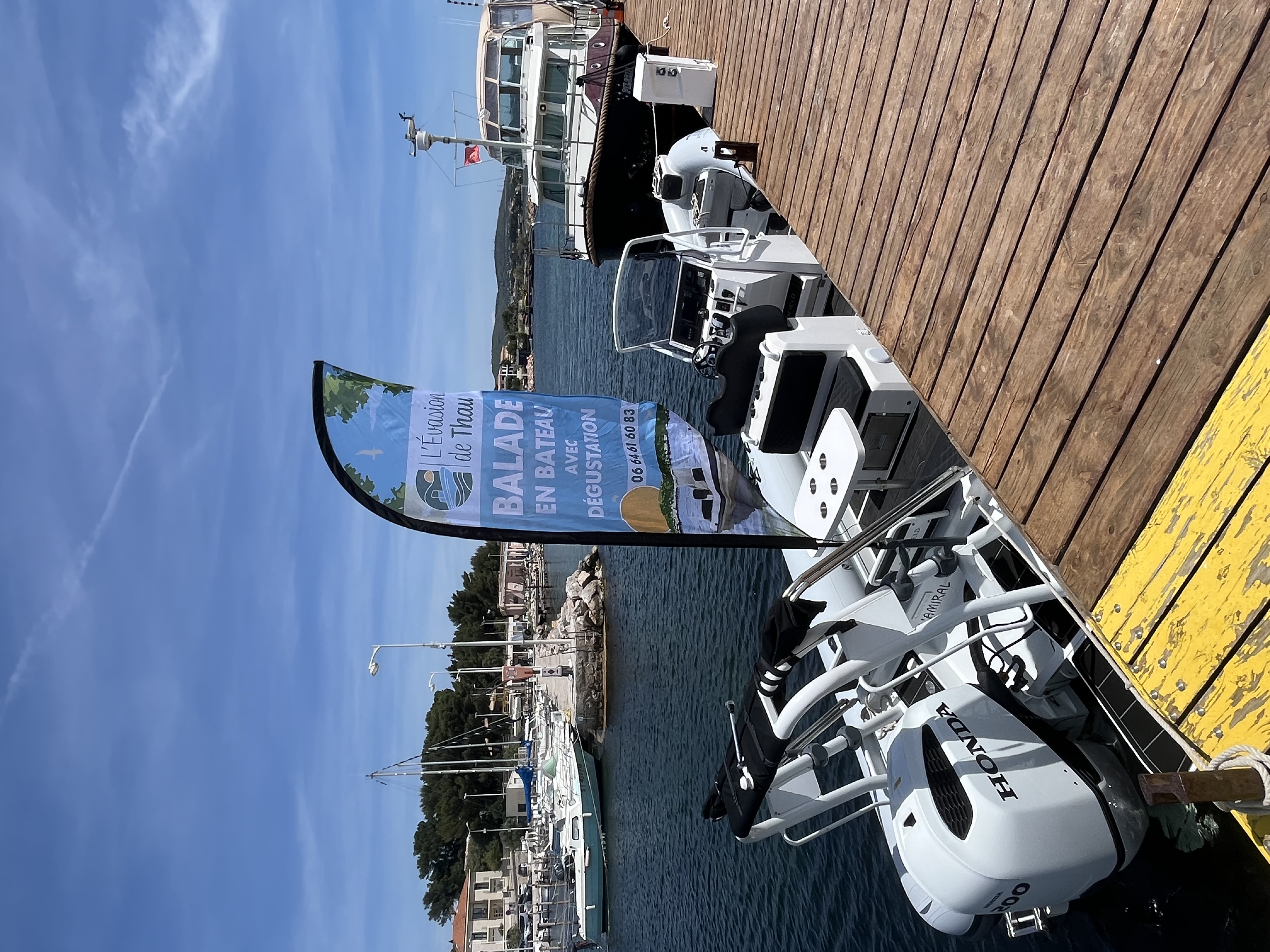 Balade en bateau avec dégustation