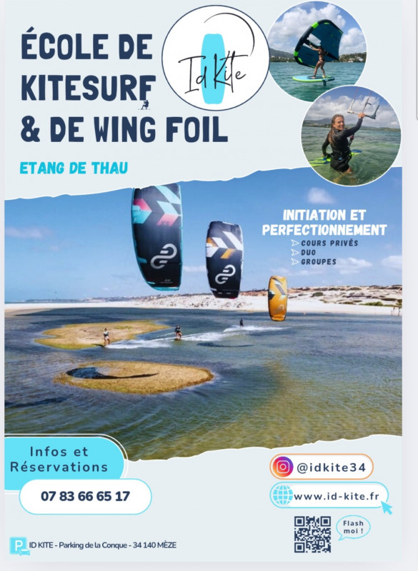 Kite Surf et Wing Foil à Mèze