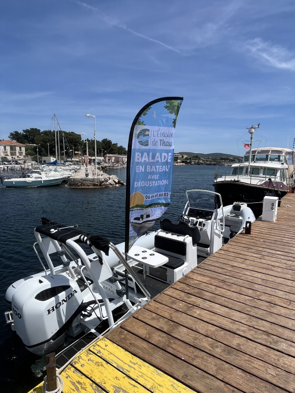 Balade en bateau avec dégustation