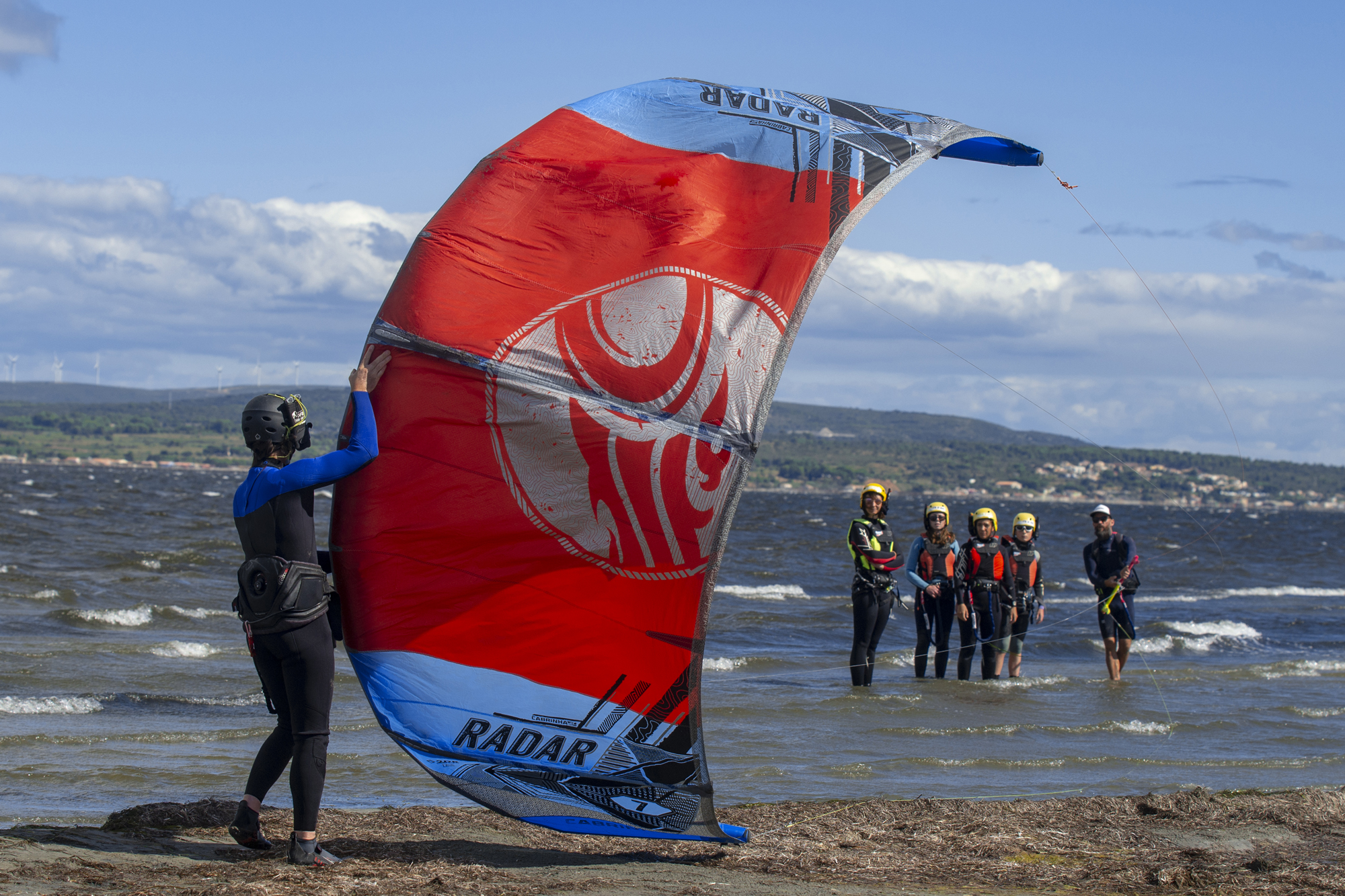 cours kite surf - © JP Degas - OT Archipel de Thau Méditerranée