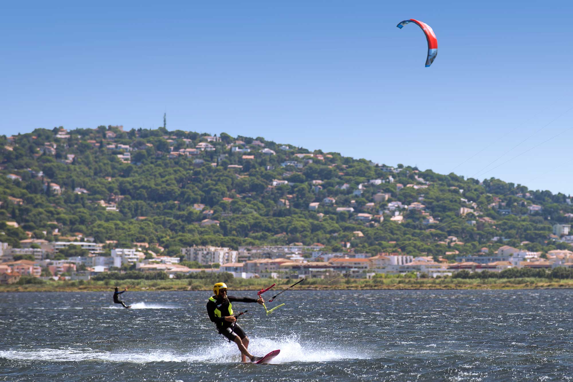 Kite surf - Fil d'air - © JP Degas - OT Archipel de Thau Méditerranée