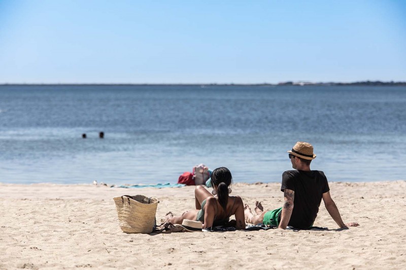 Les plages de la lagune de Thau