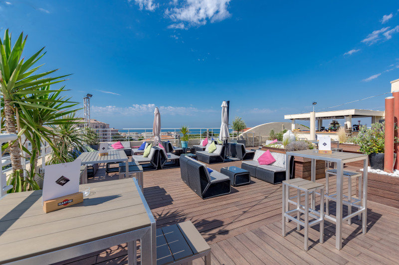 Skybar de l'Hôtel Impérial à Sète