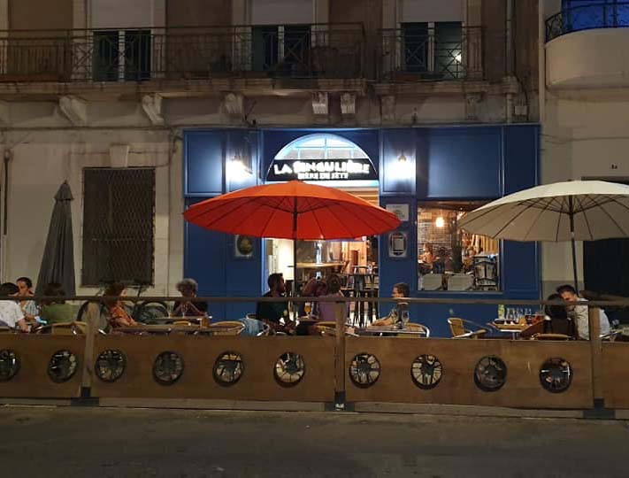 Terrasse de la brasserie La Singulière - Sète - © La Singulière - Sète